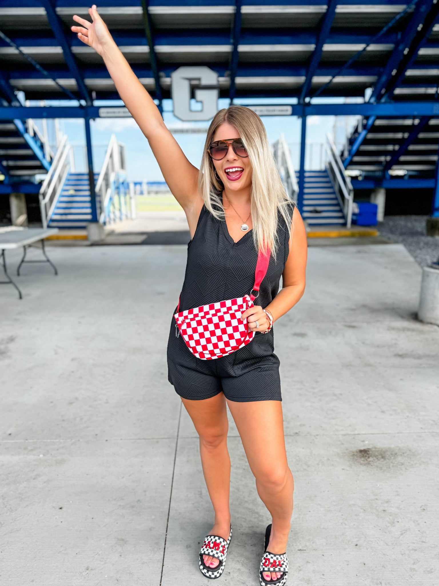 Huddle Up Romper - Black FINAL SALE