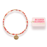 Beaded Blondes Pray Charm Sprinkle Bracelet - Extended