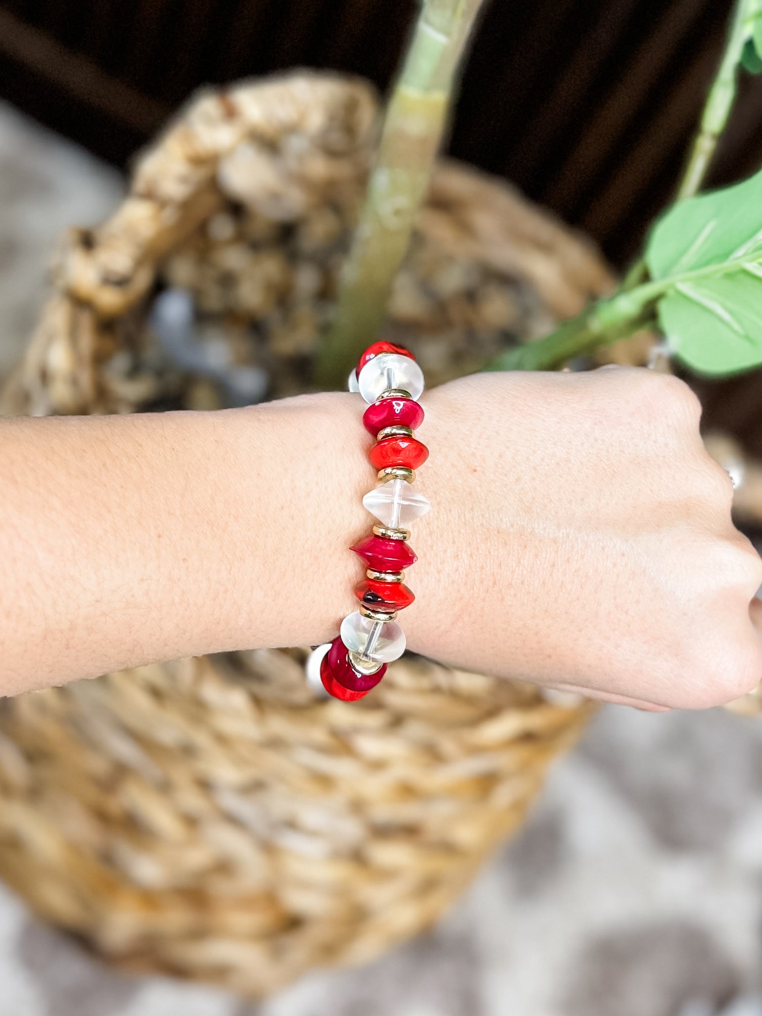 Treasure Jewels Cherry Pop Beaded Bracelet