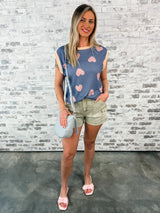 Blush Heart Dolman Top