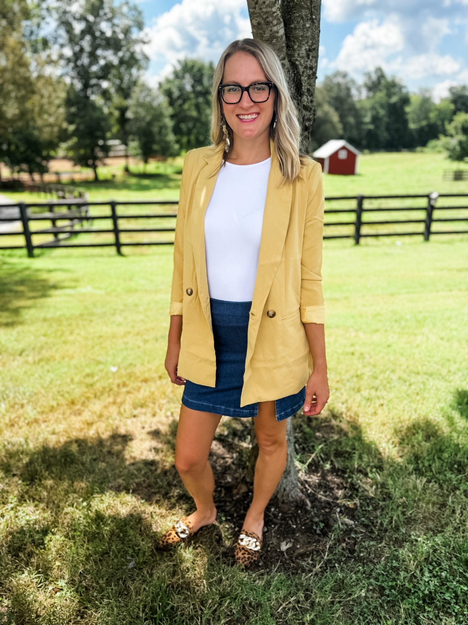 Boss Mode Blazer - Yellow