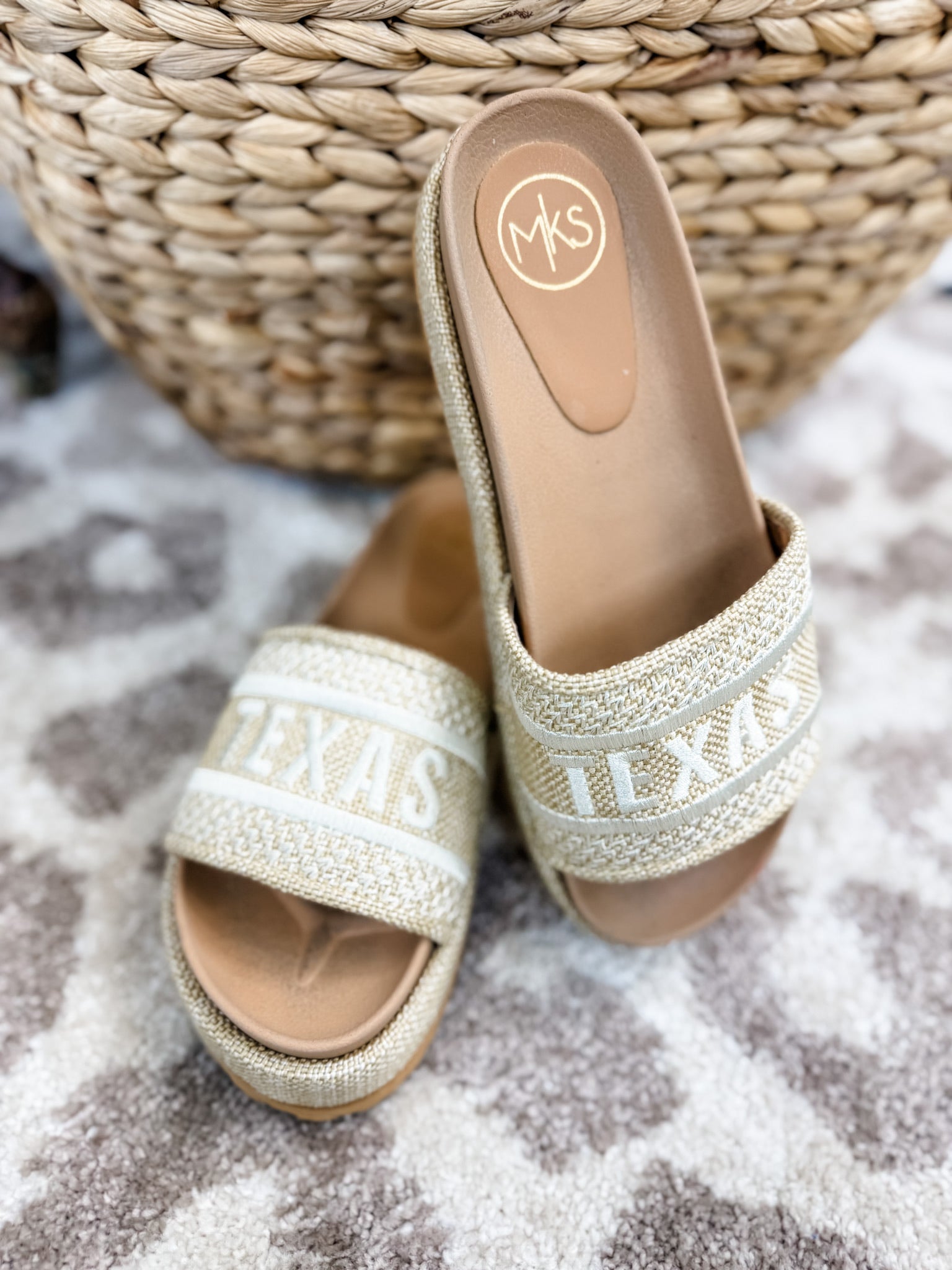 Sideline Chic Wedge - Texas FINAL SALE