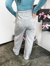 Sweet Serenade Wide Pants - Grey