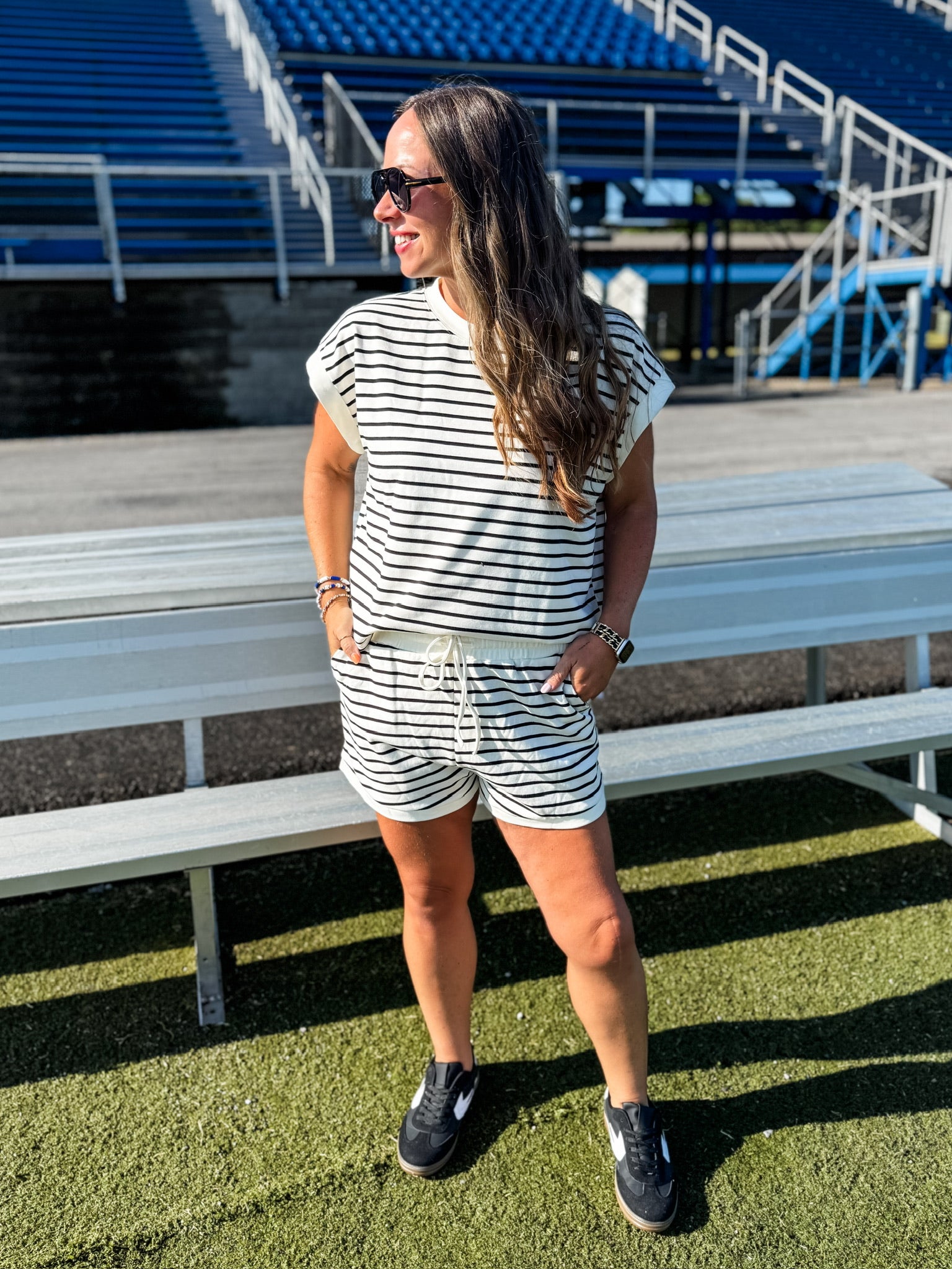 Game Ready Stripes Set - Ivory/Black FINAL SALE