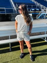 Game Ready Stripes Set - Ivory/Black FINAL SALE