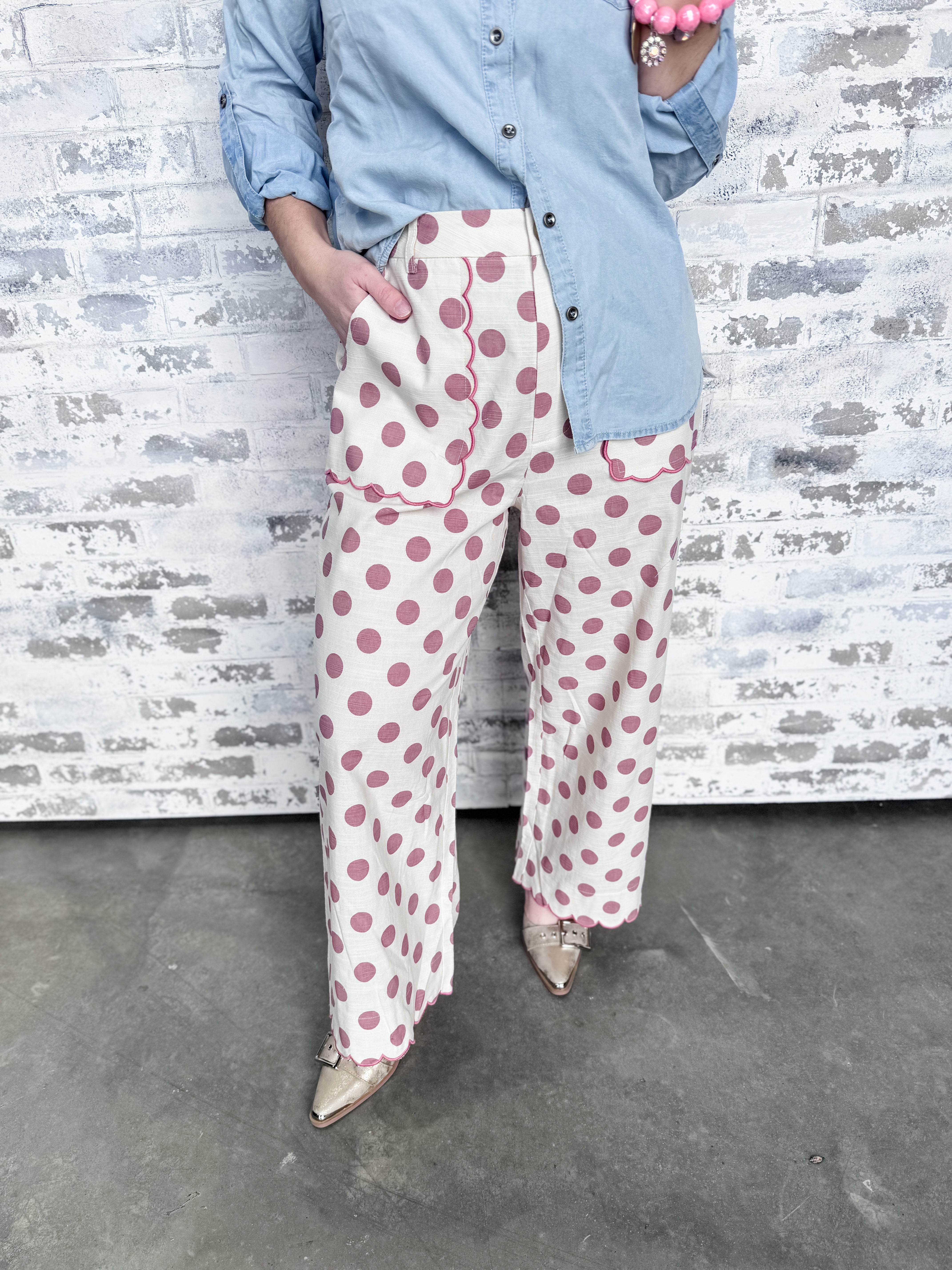 Clementine Dot Pants