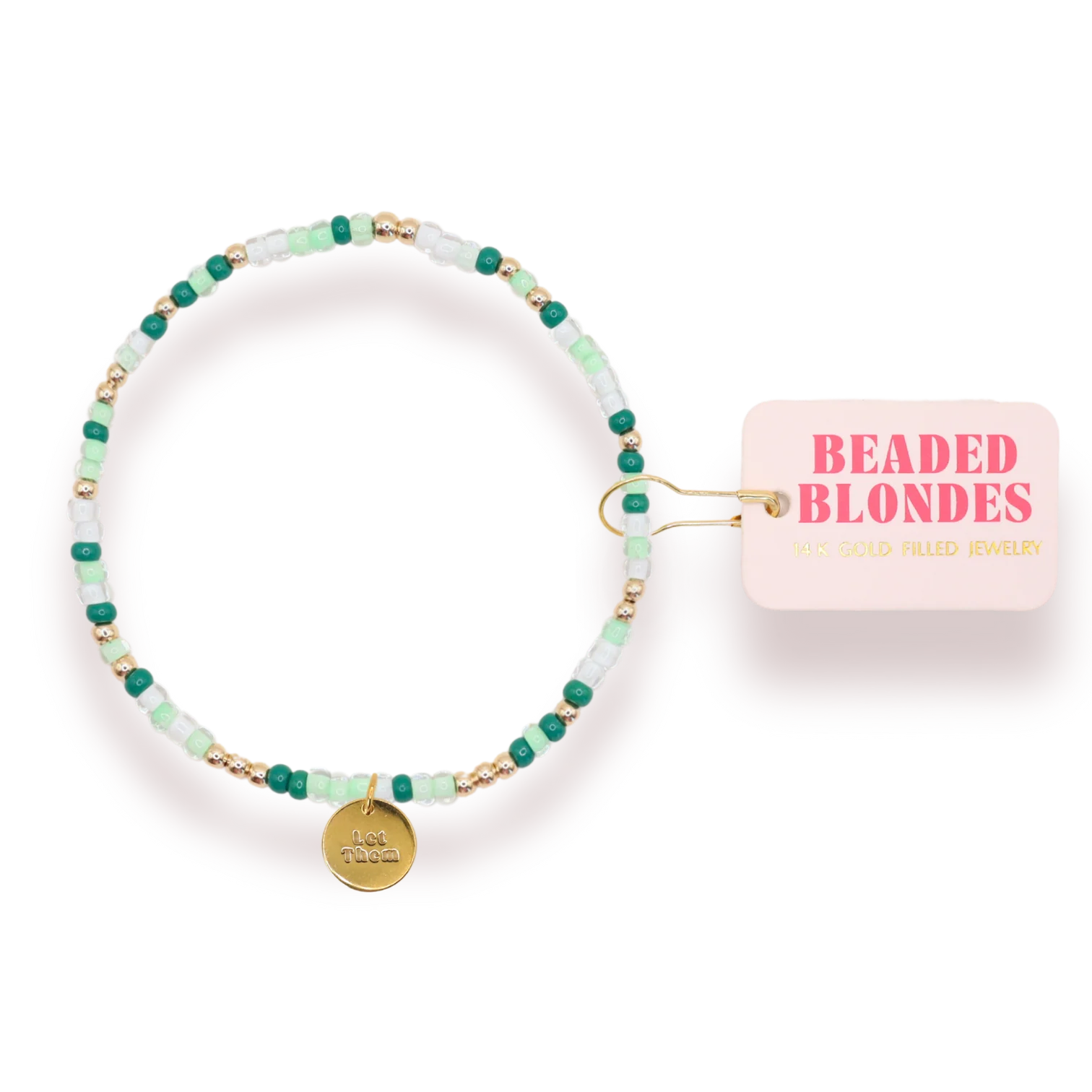 Beaded Blondes Let Them Charm Sprinkle Bracelet - Extended