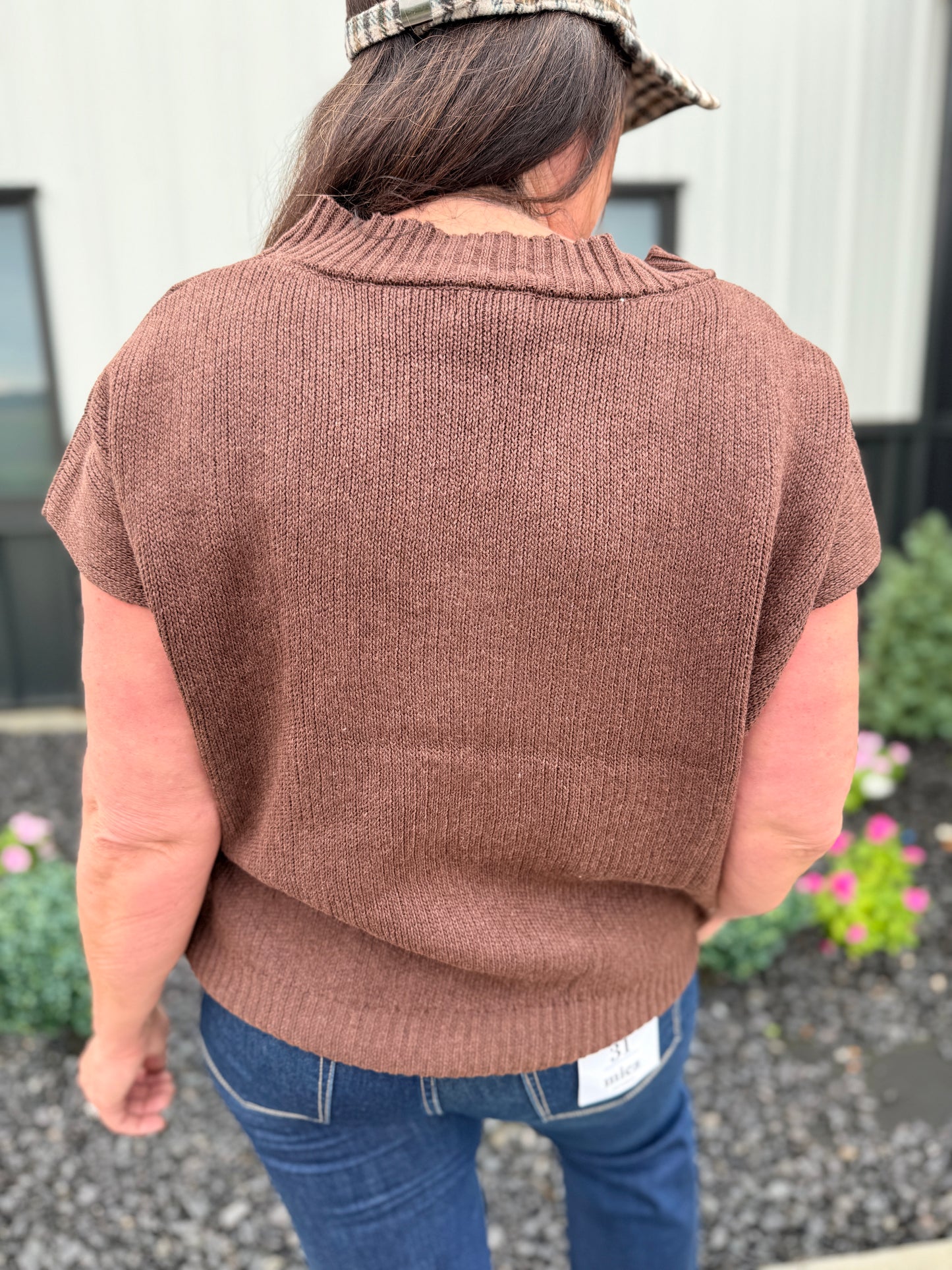 Sleeveless Cardigan Vest