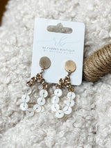 Pearl & Edge Earrings