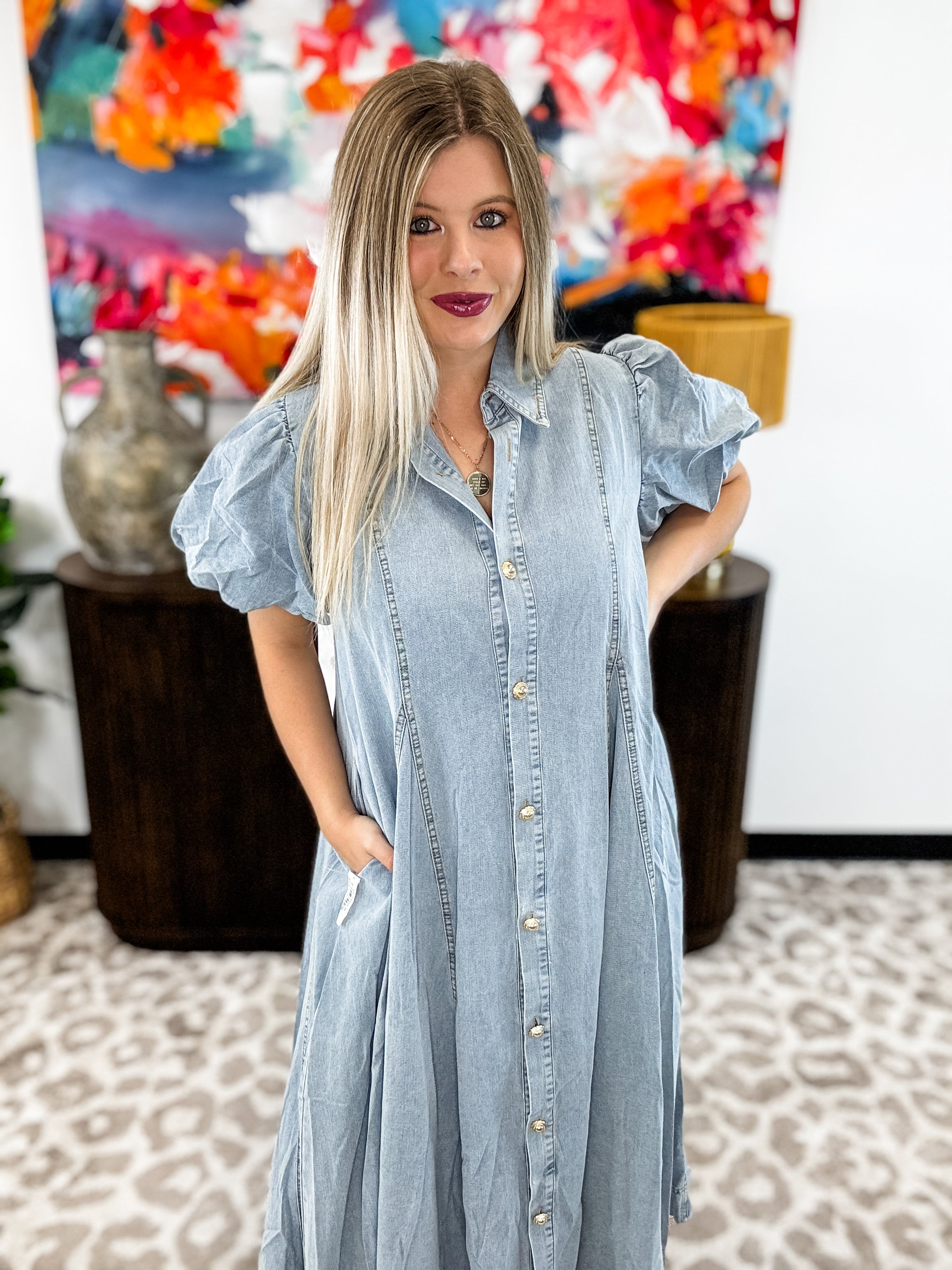 Sunday Denim Dress FINAL SALE