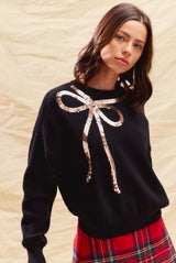 Ribbon & Glow Sweater