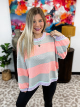 Sunset Drift Knit Sweater