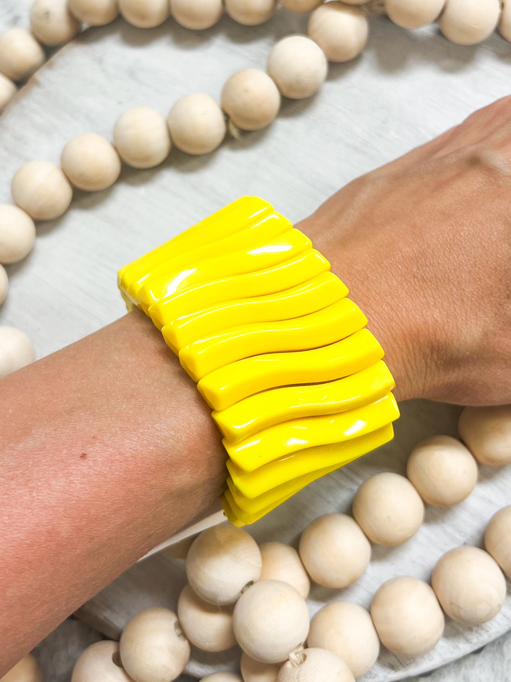 Time Is Right Bracelet - Yellow