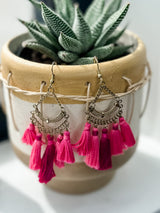 Gleam & Tassel Earrings