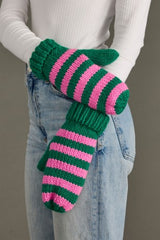 Candy Stripe Mittens