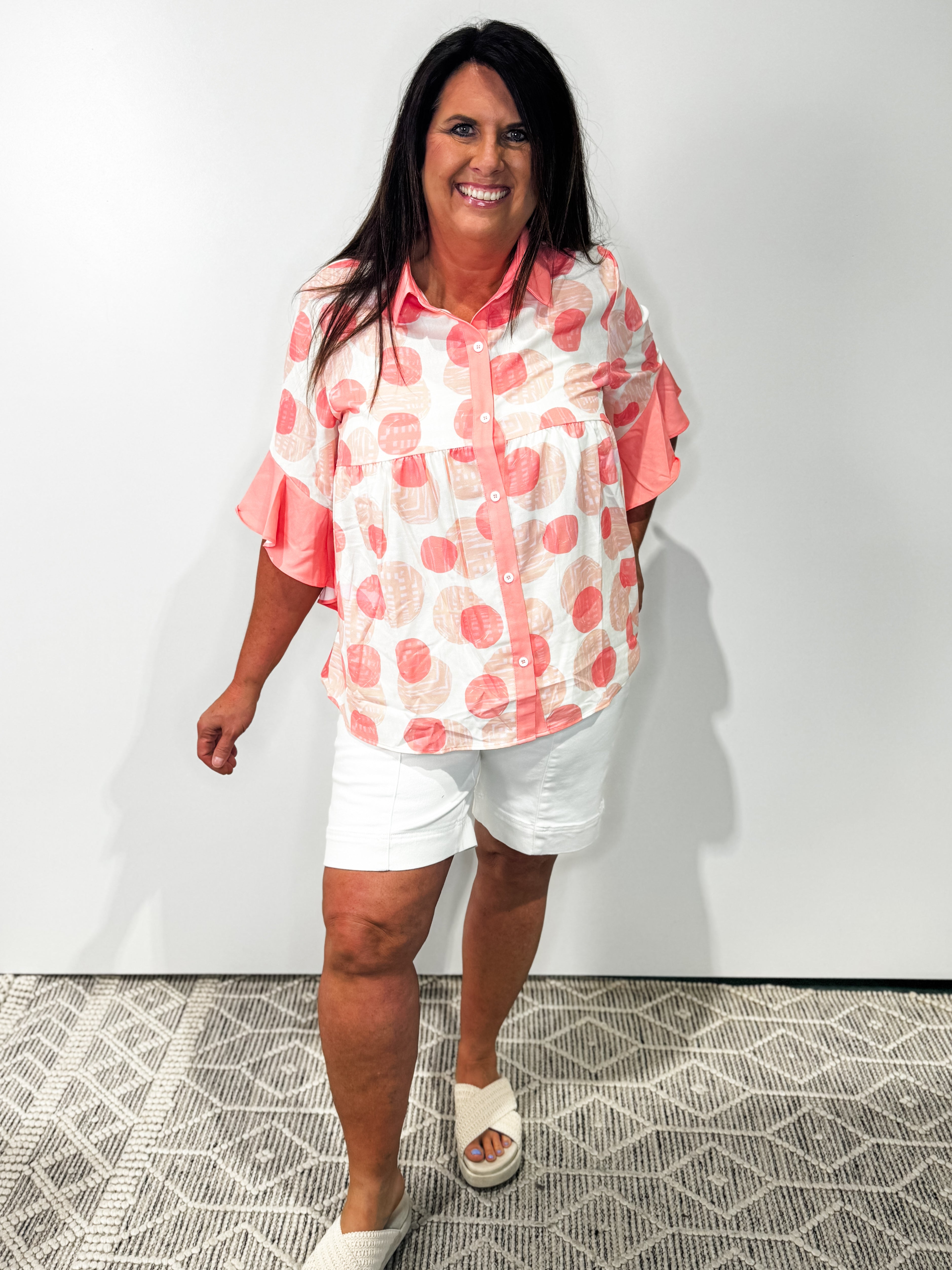 Sweet Breeze Ruffle Top