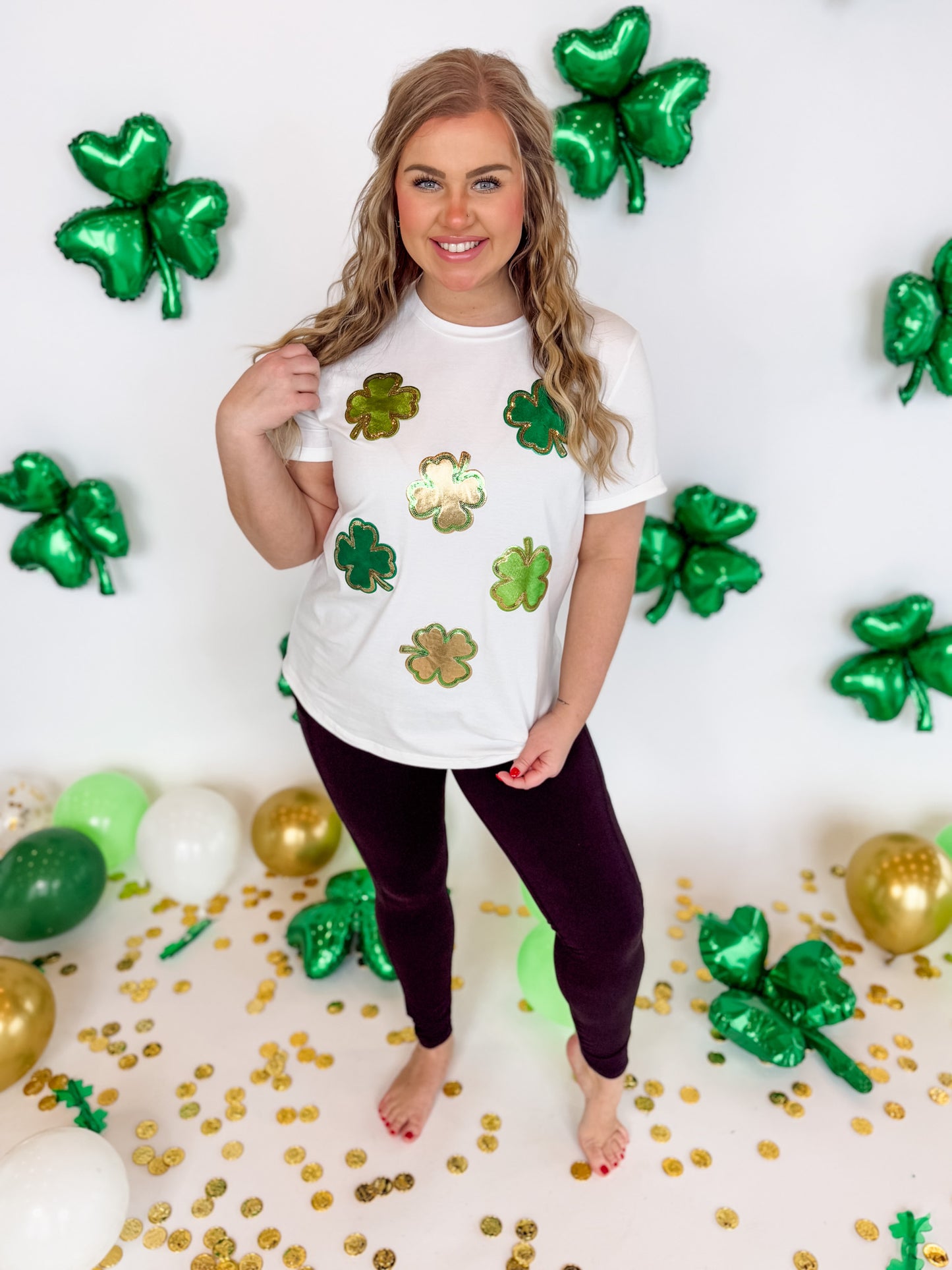 St. Patty's Clover Tee FINAL SALE