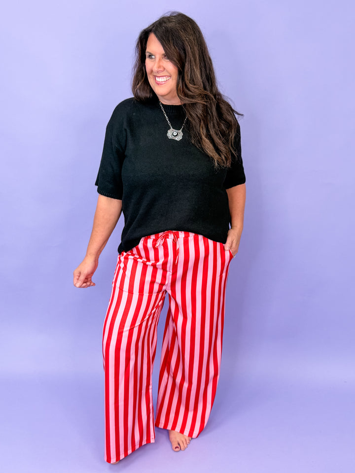 Make A Statement Striped Pants