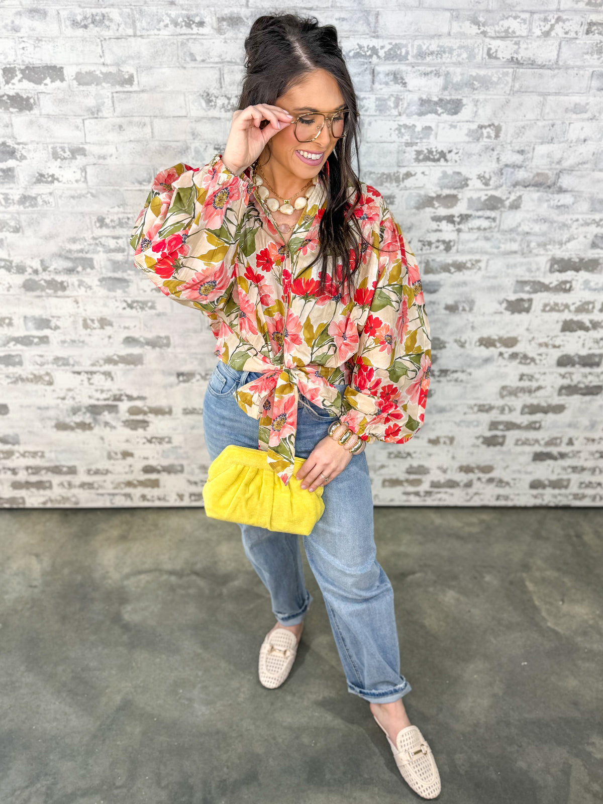 Petal Kiss Tie-Hem Top - EOS Final Sale