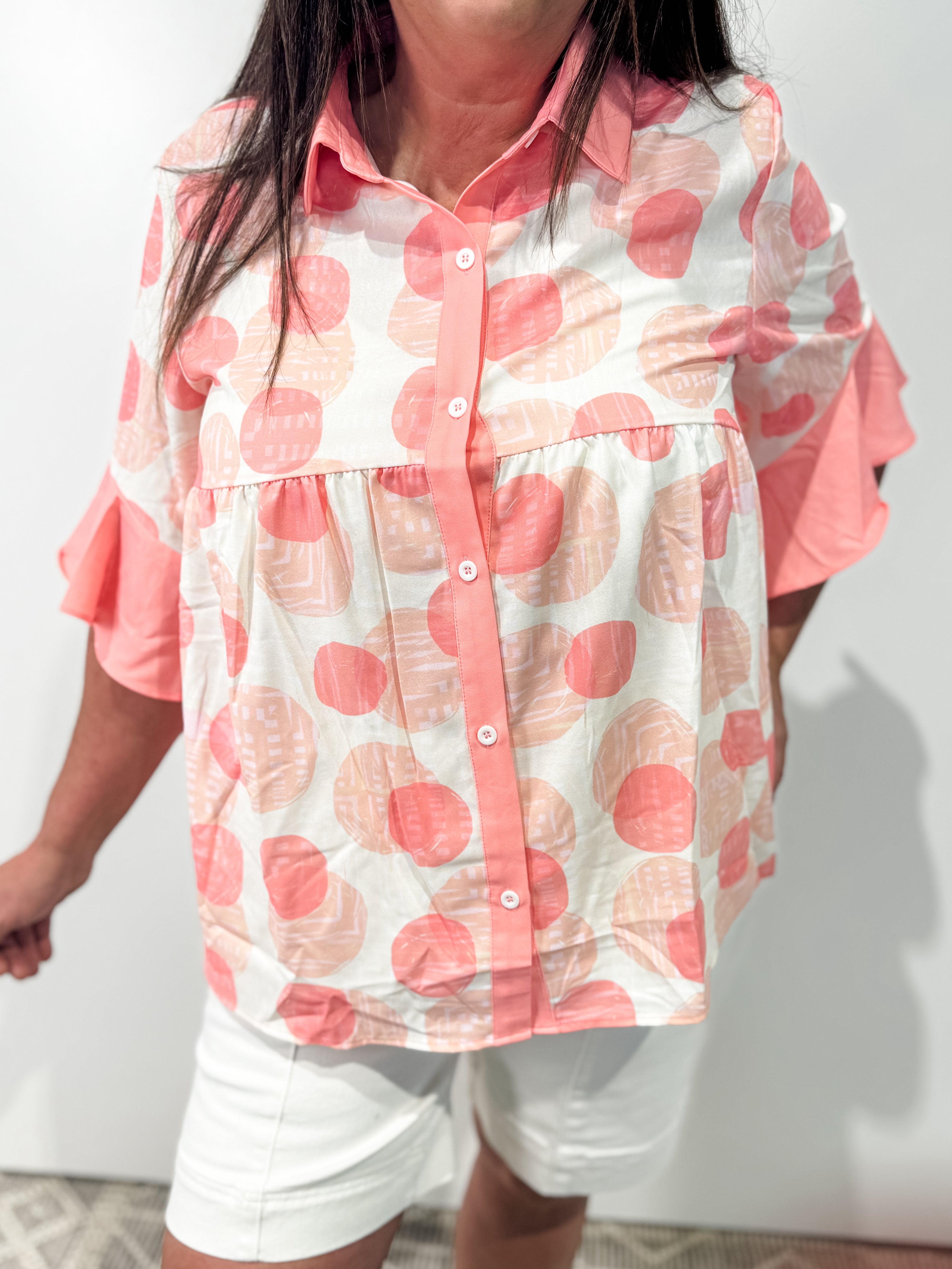 Sweet Breeze Ruffle Top