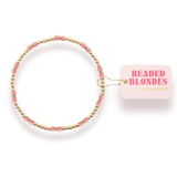 Beaded Blondes Rose Pink Hazel Bracelet - Extended