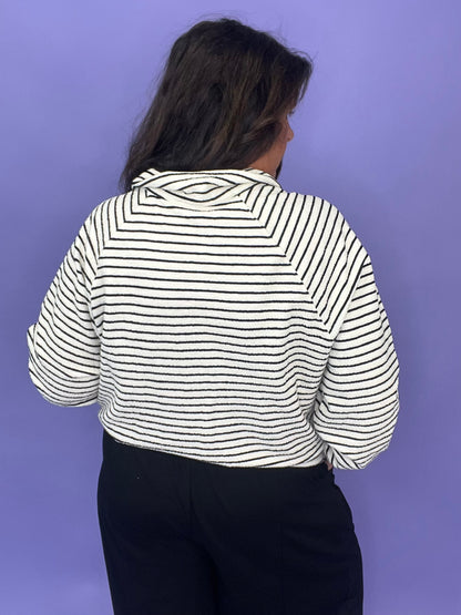 Sunday Stroll Striped Pullover