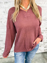 Barely There Cozy Knit Top *Final Sale*