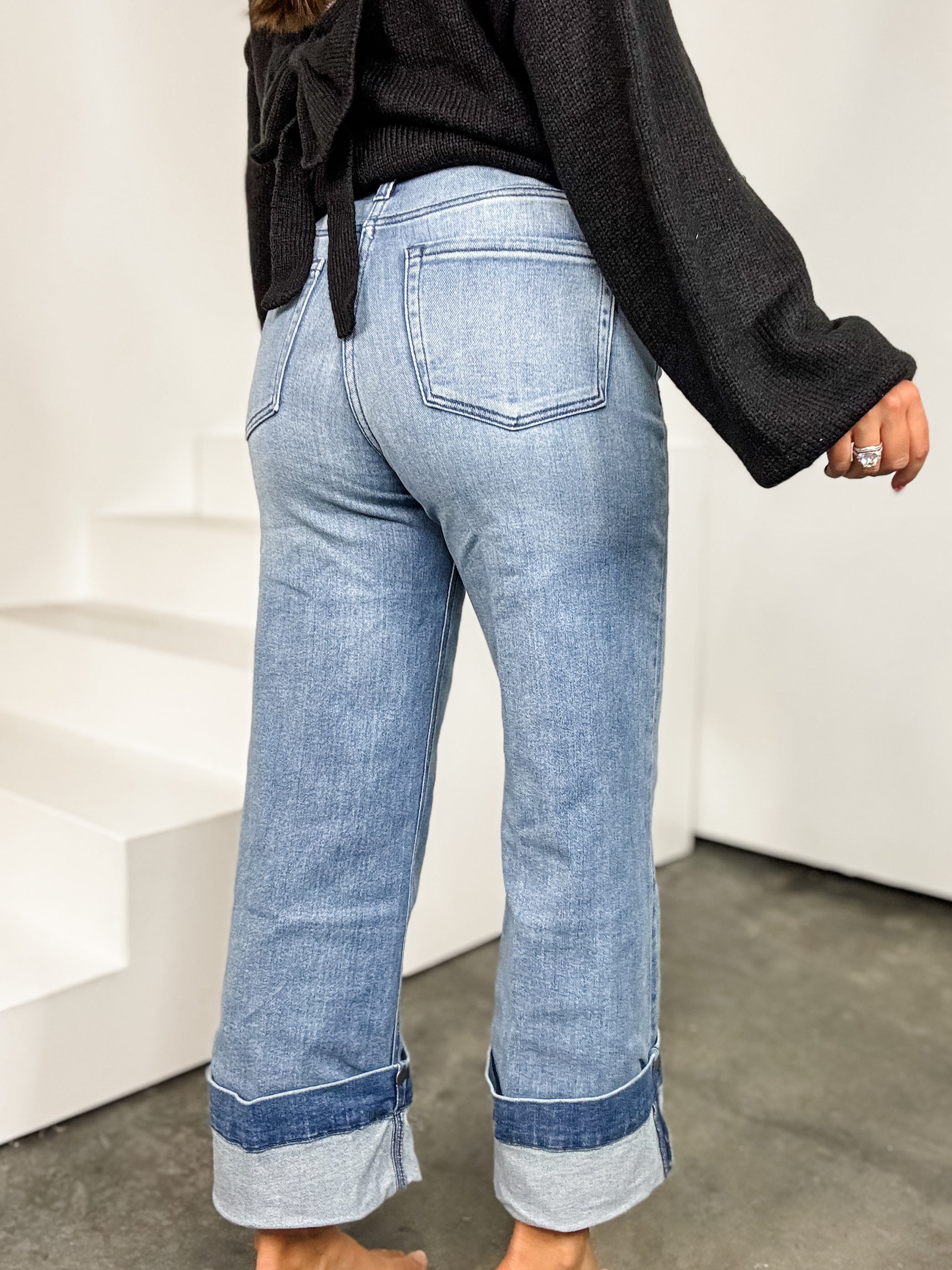 Lily High Rise A-Wide Jeans