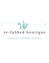 Ruffle V-Neck Striped Button Blouse - Olive