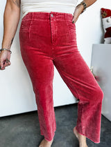 Edge Trail Cord Pants - Rose