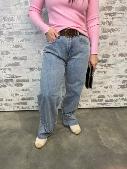 Olie Wide Leg Jeans - EOS Final Sale