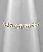 Smile Face Charm Bracelet
