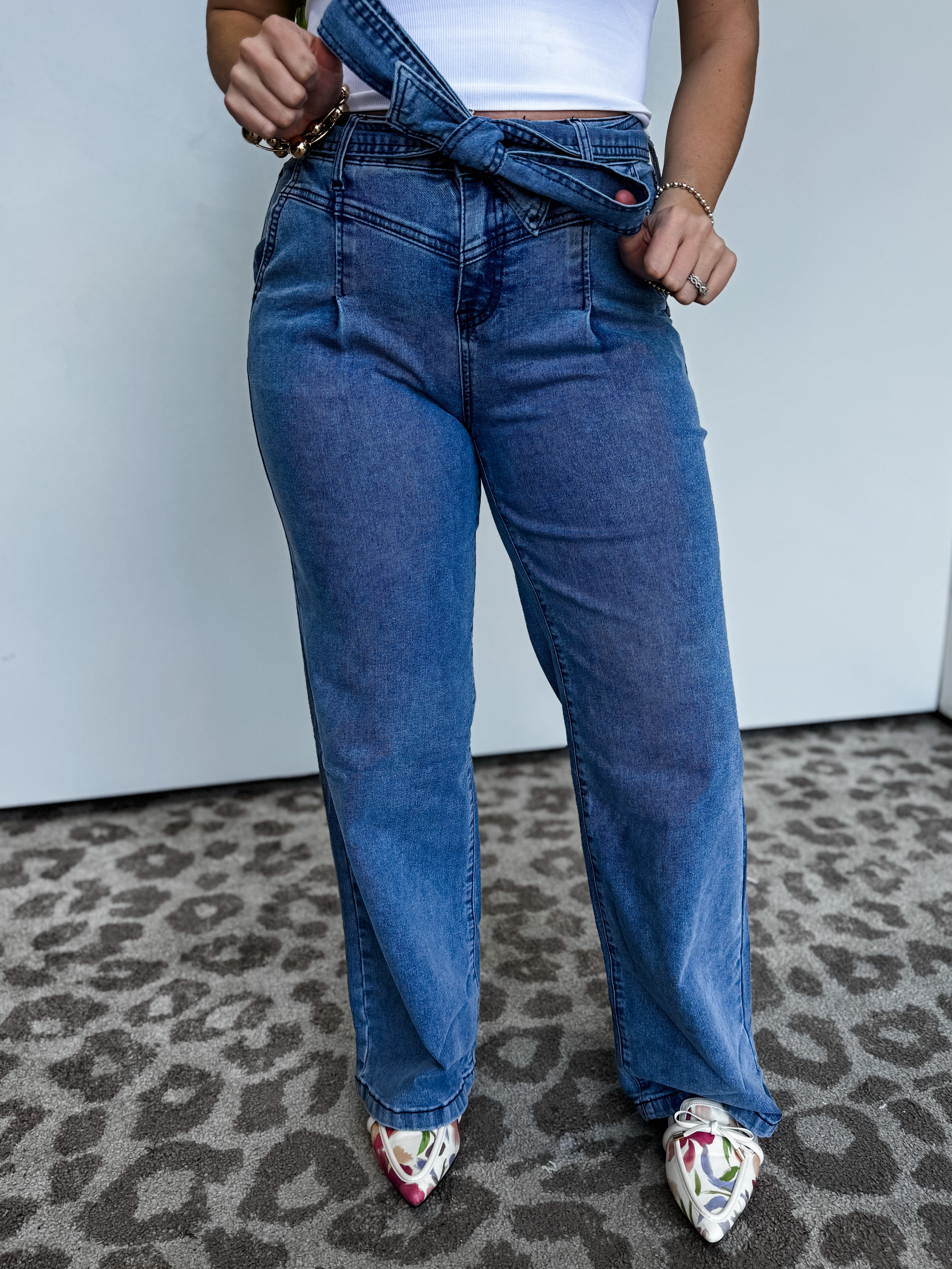 Aisha Western Washed Jeans