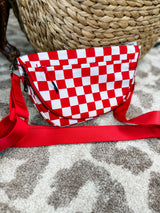 Starlit Rhythm Bag - Red Checkered