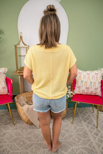 Sweet and Simple Everyday Top - Yellow