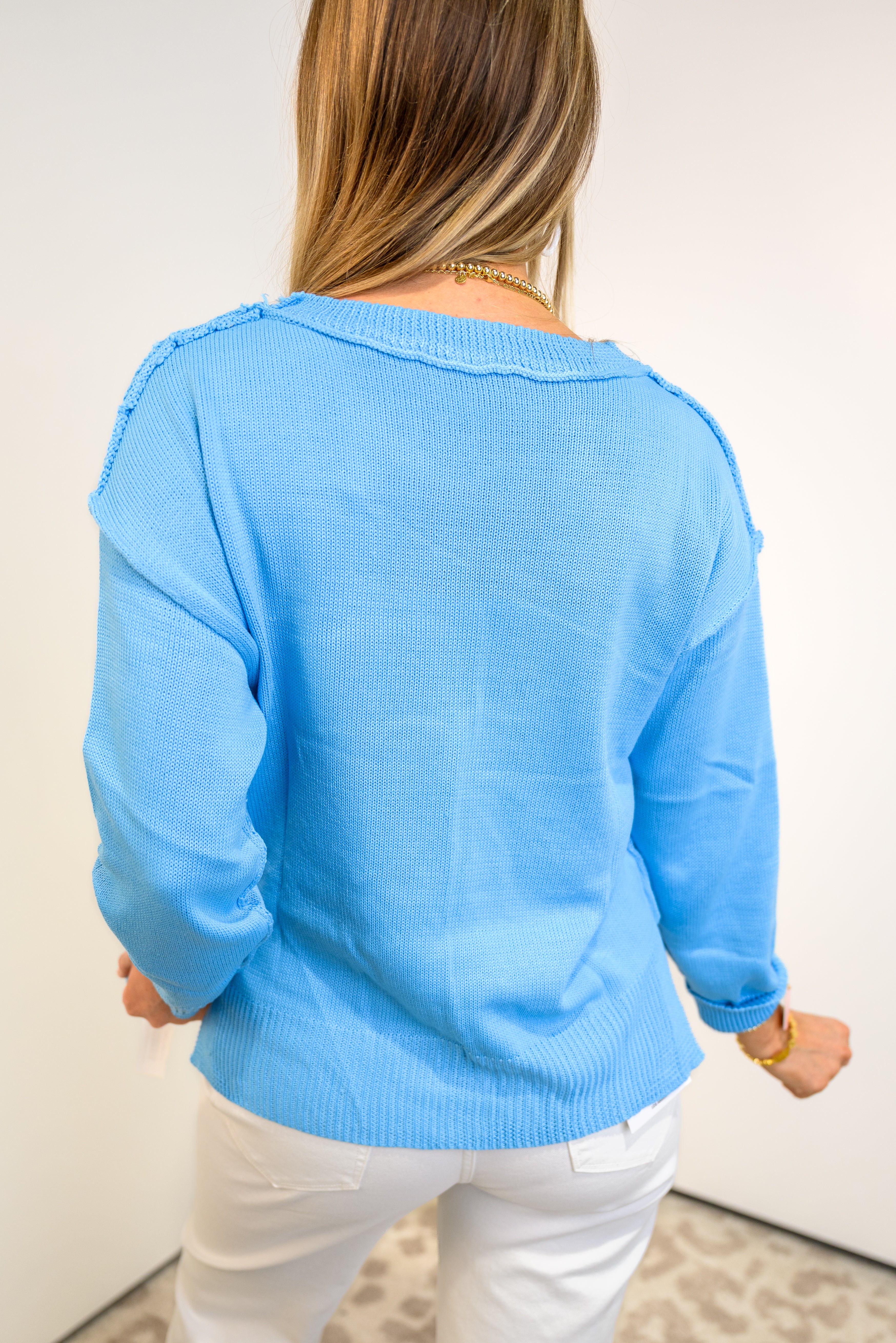 American Flag Oversized Pullover