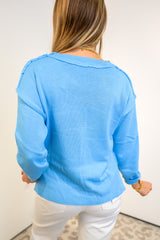 American Flag Oversized Pullover