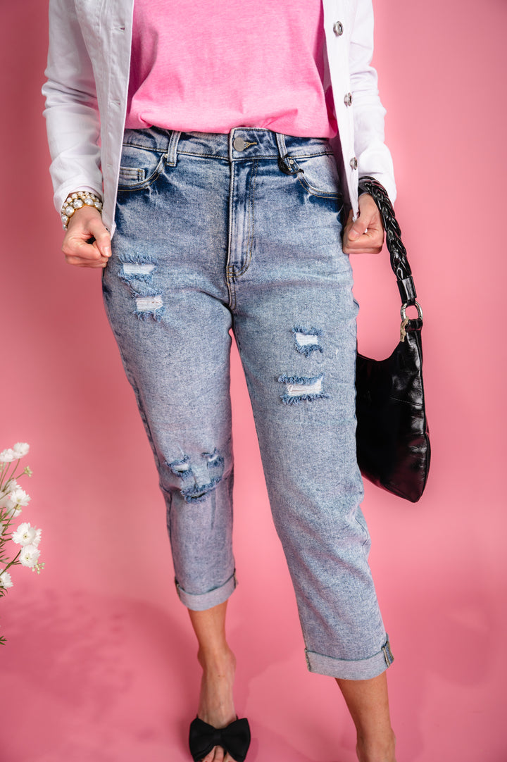 Amy Ripped Boyfriend Jeans - EOS Final Sale