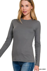 CloudEase Long Sleeve Top - Ash Grey DOORBUSTER