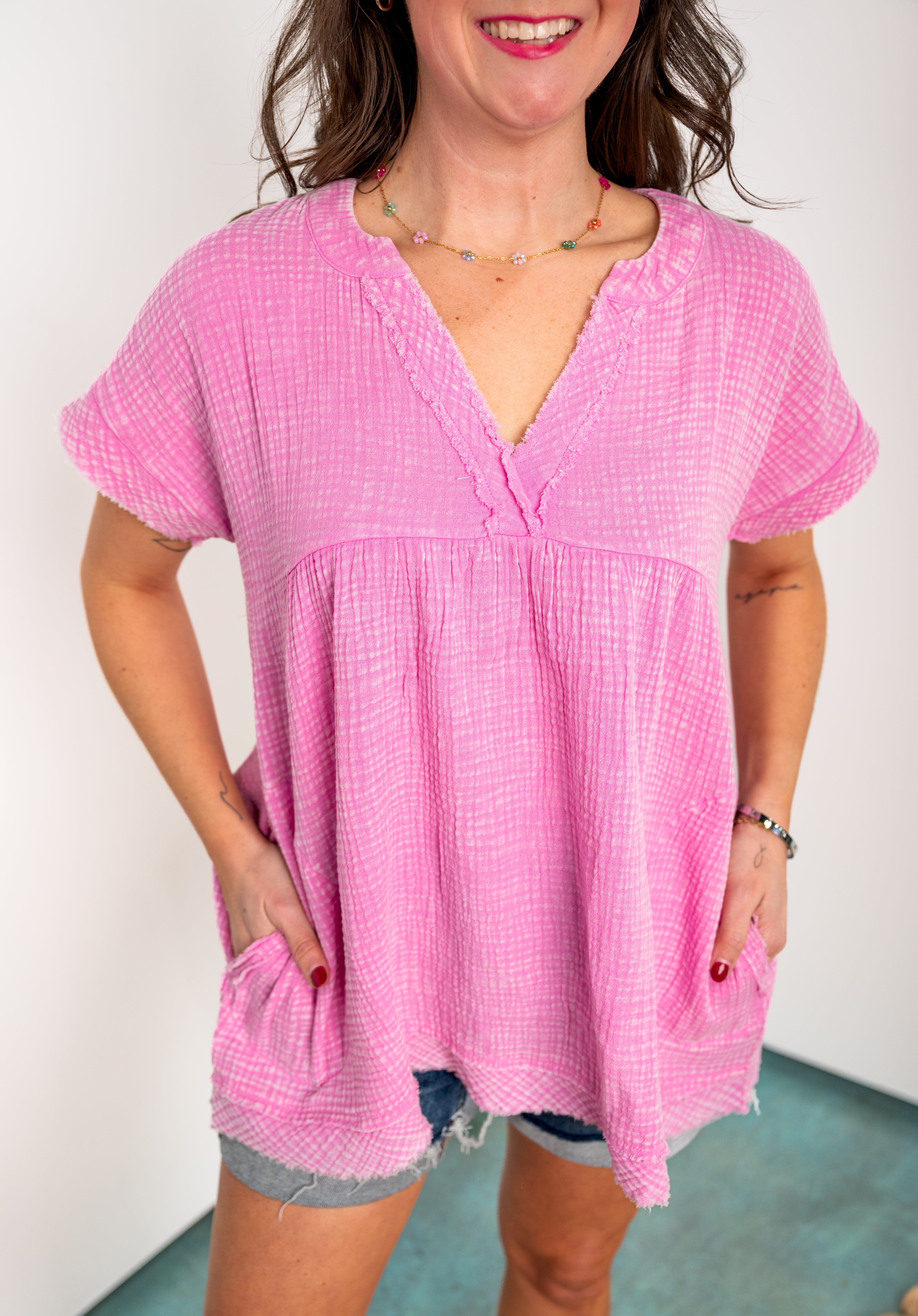 Aura Gauze Top