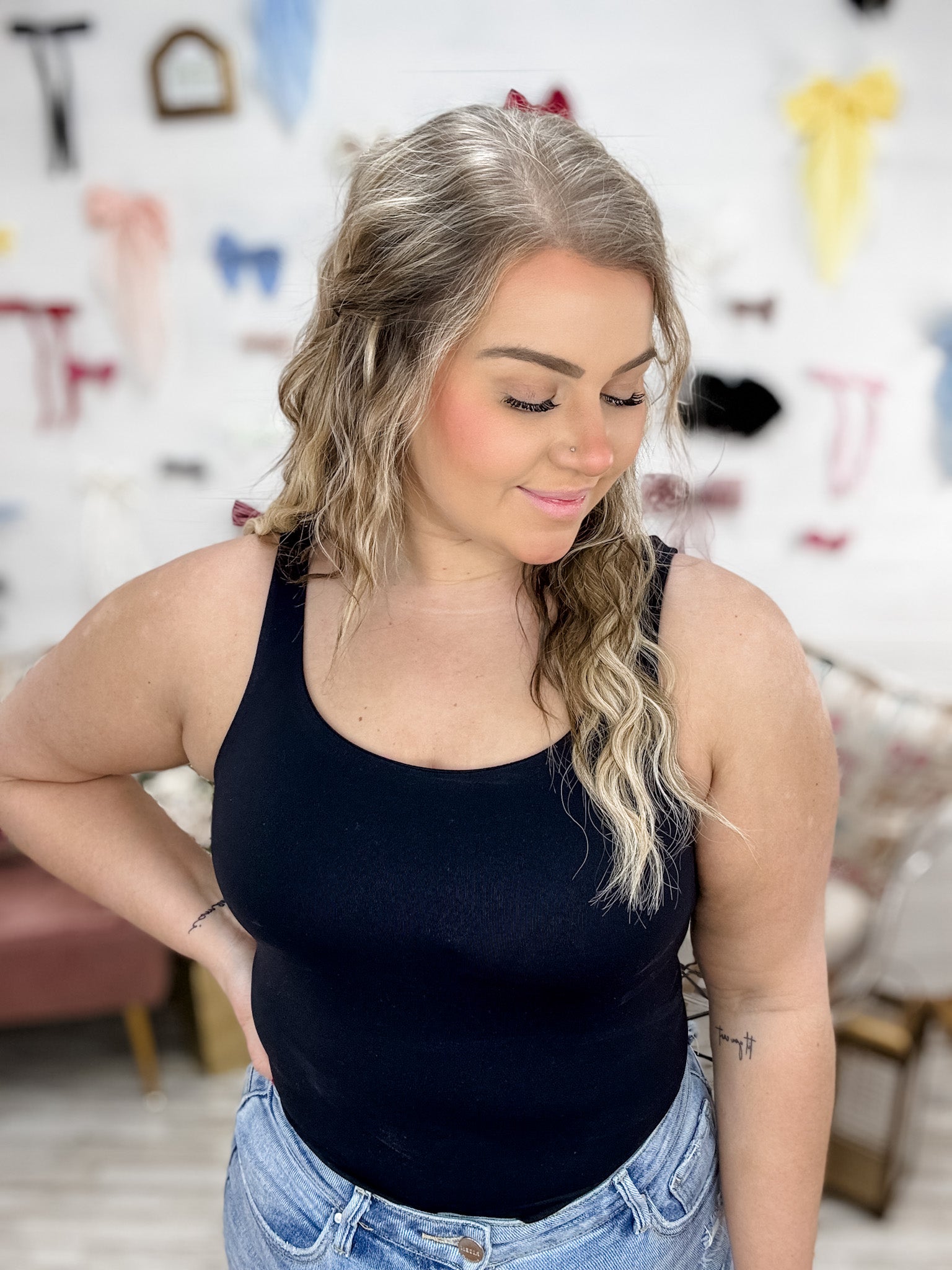 Feeling Confident Tank - Black