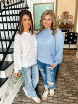 Can't Wait Crochet Hoodie SIDEWALK SALE 6-2024