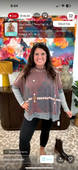 Cozy Season Tunic Top - Burgundy