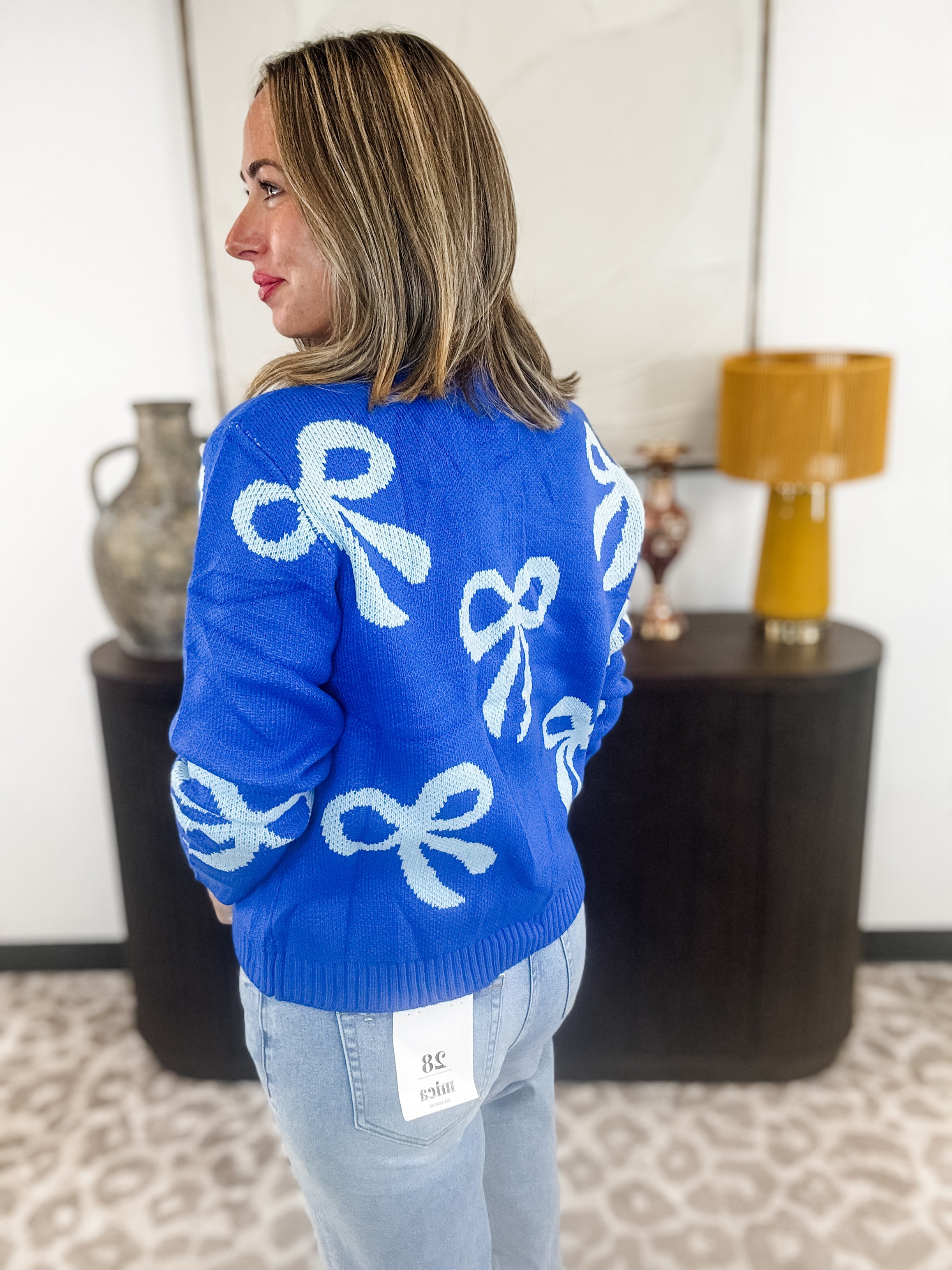 Wrapped In Blue Sweater