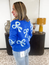 Wrapped In Blue Sweater