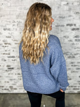 Fishing Bear Graphic Sweater