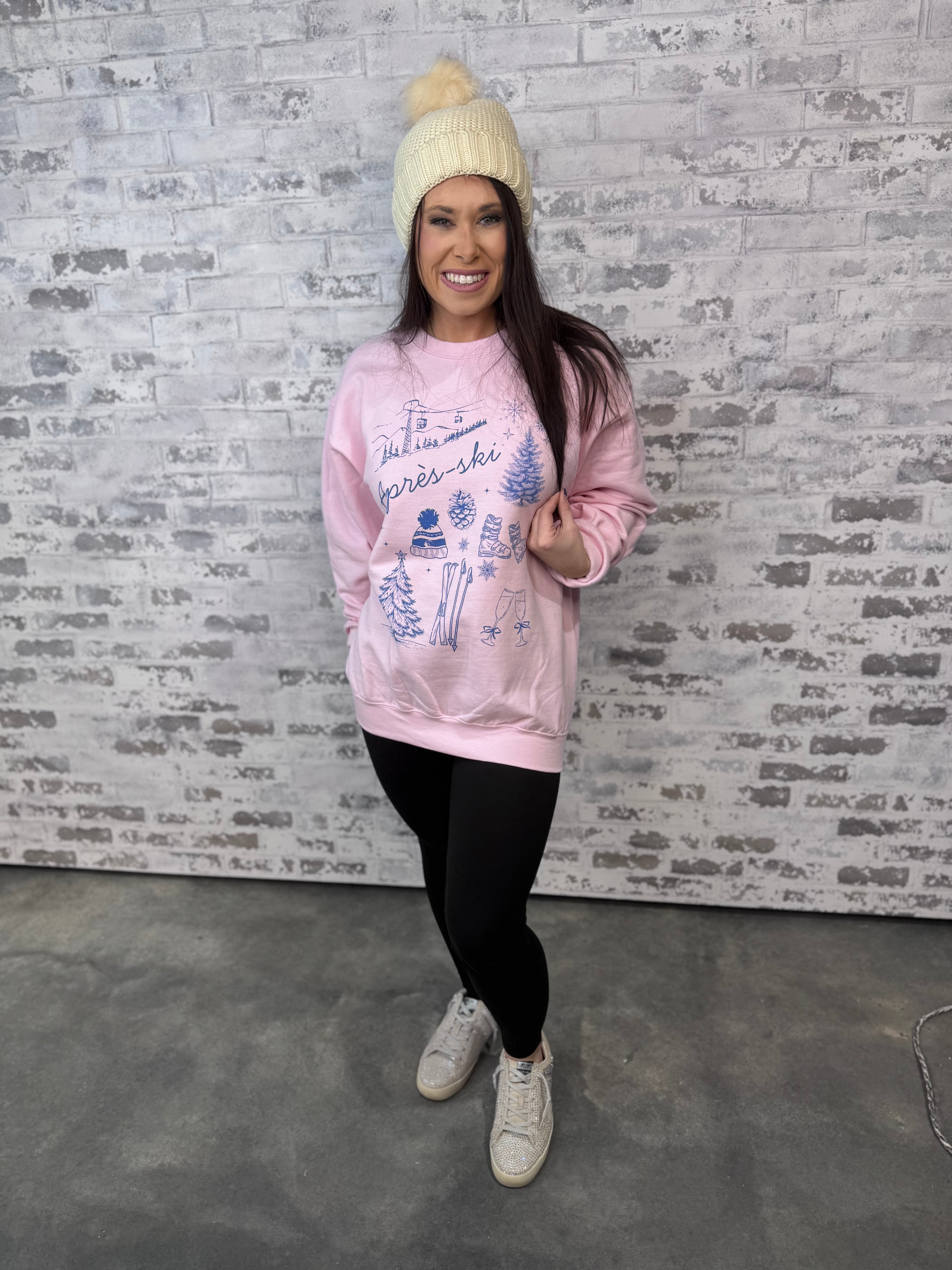 Apres Ski Winter Graphic Sweatshirt