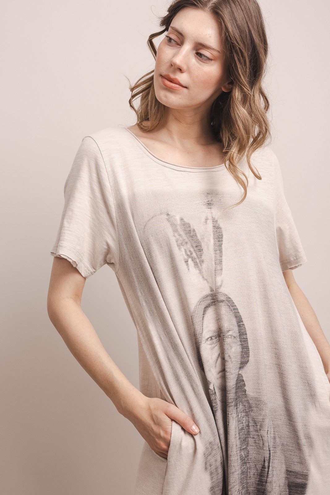 Indian Print Washed Maxi Dress - EOS Final Sale
