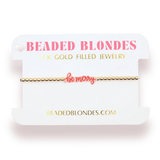 Beaded Blondes Be Merry Bracelet