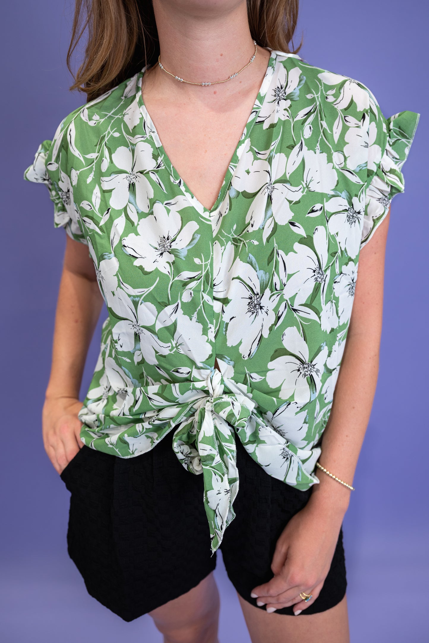 Bloom & Bow Knotted Top Final Sale